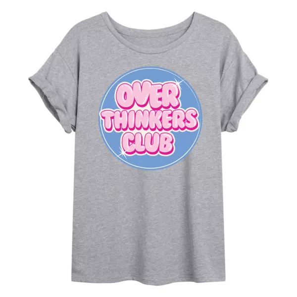 

Оверсайз футболка Juniors' Over Thinkers Club Licensed Character, серый