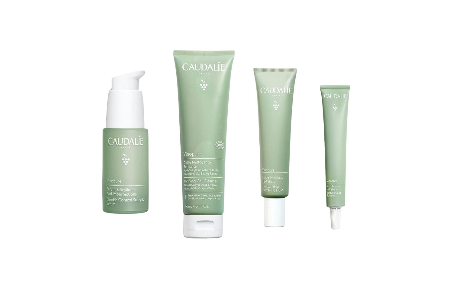 

Набор для ухода Outili с салициловой кислотой увлажняющий очищающий комплект из четырех предметов CAUDALIE