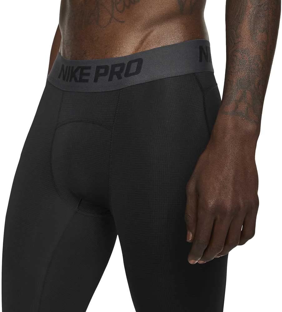 Мужские леггинсы NIKE M Np Dry Tight 3qt Bball, Black/White — фото 4