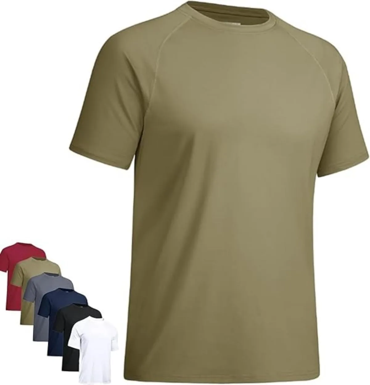 

Мужская футболка с круглым вырезом и регланными рукавами, дышащая сетчатая ткань, быстросохнущая