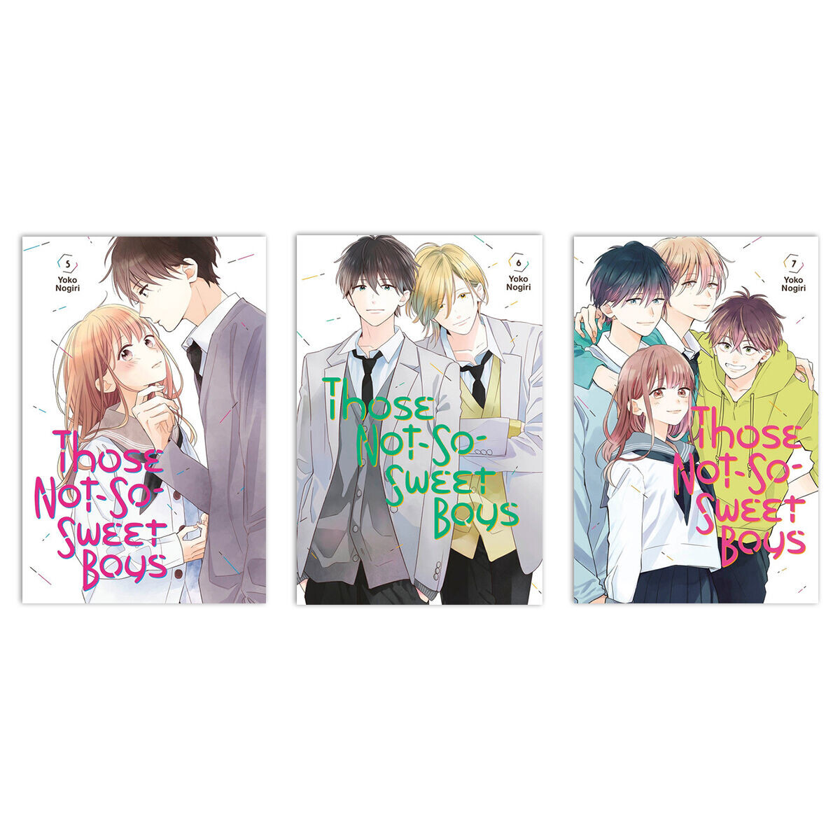 

Манга Those Not-So-Sweet Boys Manga (5-7) Bundle