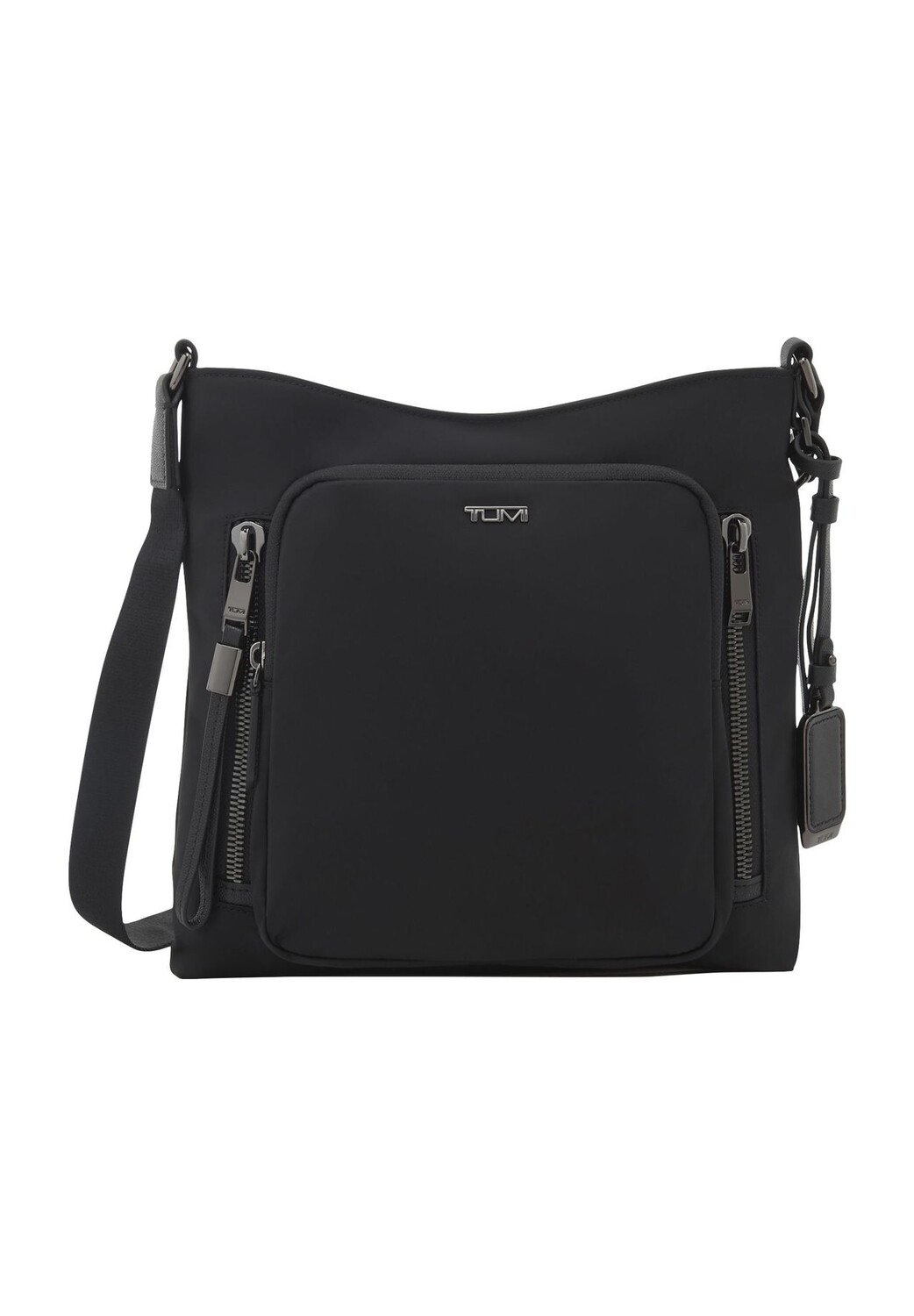 

Сумка через плечо с эмблемой для женщин TUMI, цвет Black Gunmetal Dgm