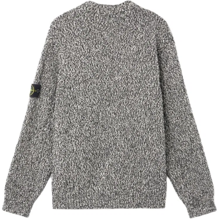 Свитер с нашивкой Compass-badge STONE ISLAND, Black Gray — фото 3