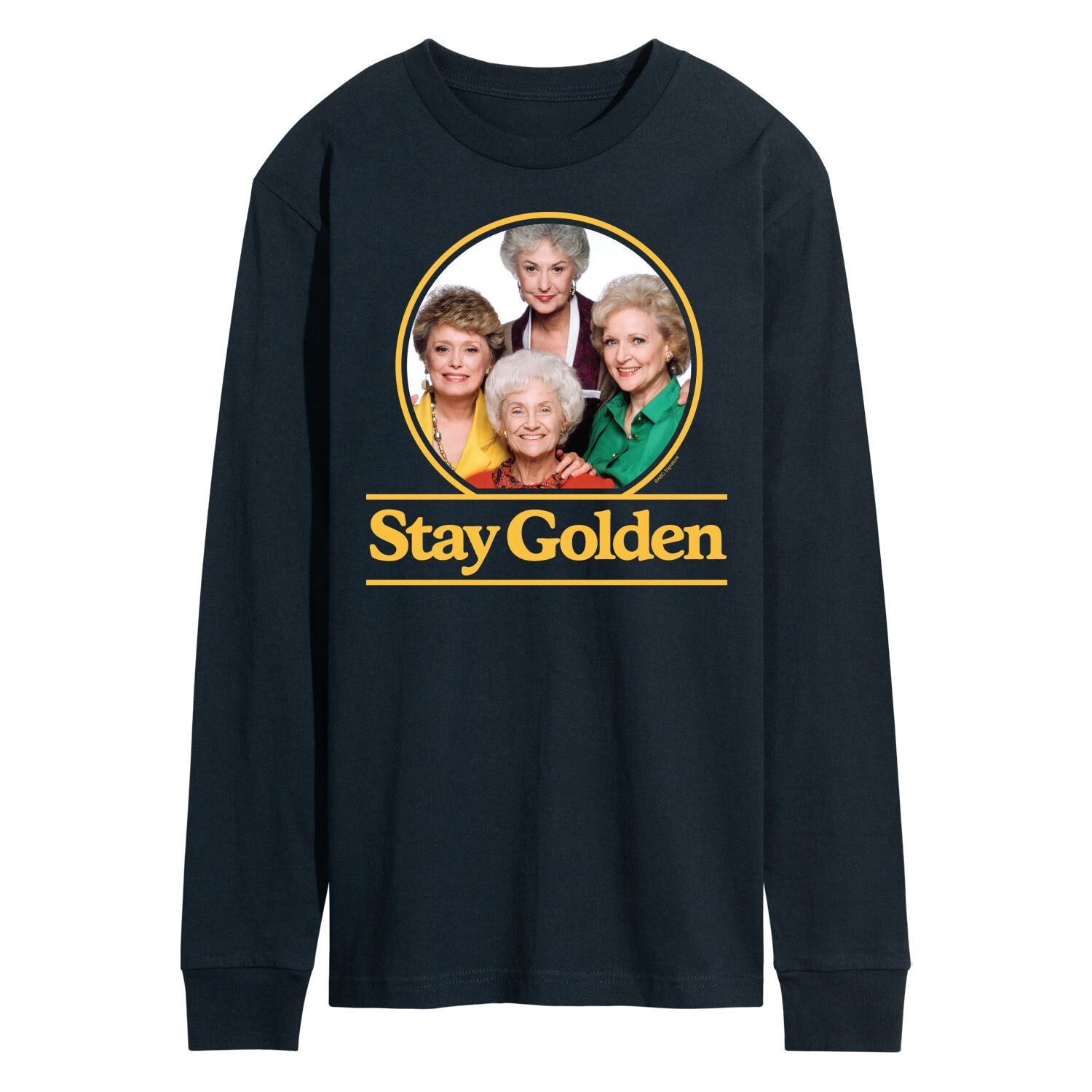 

Мужская футболка Golden Girls Stay Golden с длинными рукавами Licensed Character