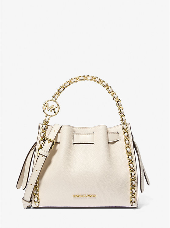 

Маленькая сумка-через-боди Mina Michael Kors, бежевый