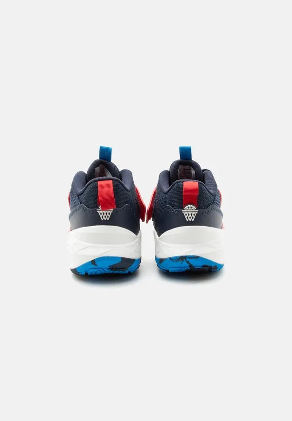 Баскетбольные кроссовки team hustle Nike Performance, Navy/Sail/University Red/Photo Blue — фото 3