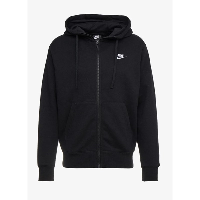 

Мужская толстовка m nsw club hoodie fz f Nike, черный