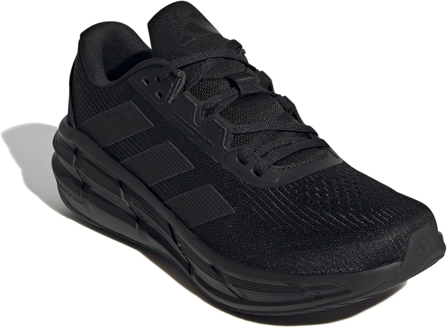 Мужские кроссовки Adidas Questar 3 для бега, черный/серый — фото 2
