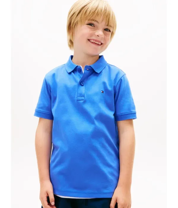 Поло INTERLOCK regular fit Tommy Hilfiger, синий
