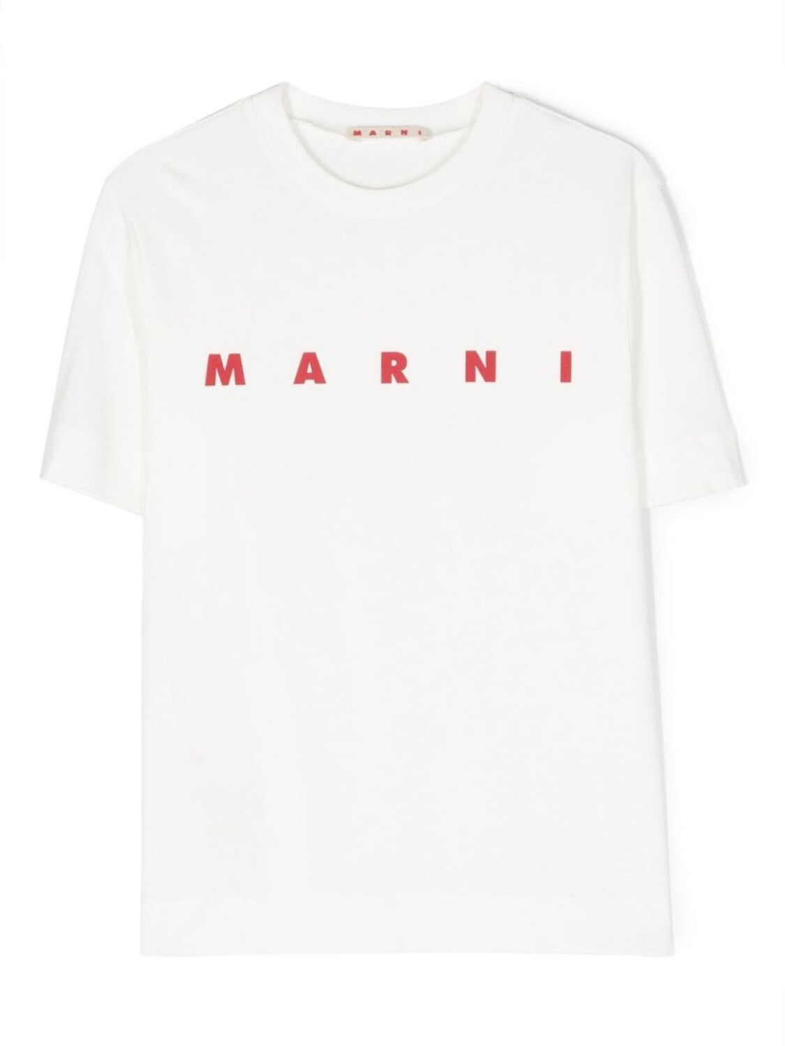 

Marni Kids футболка с логотипом, белый