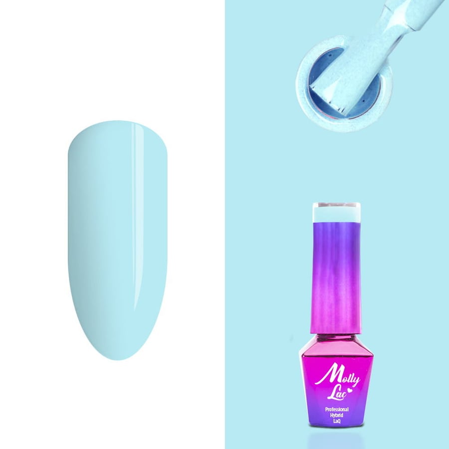 

Molly Lac, Fancy Fashion, гибридный лак, 338 Blue Pounch, 5 мл