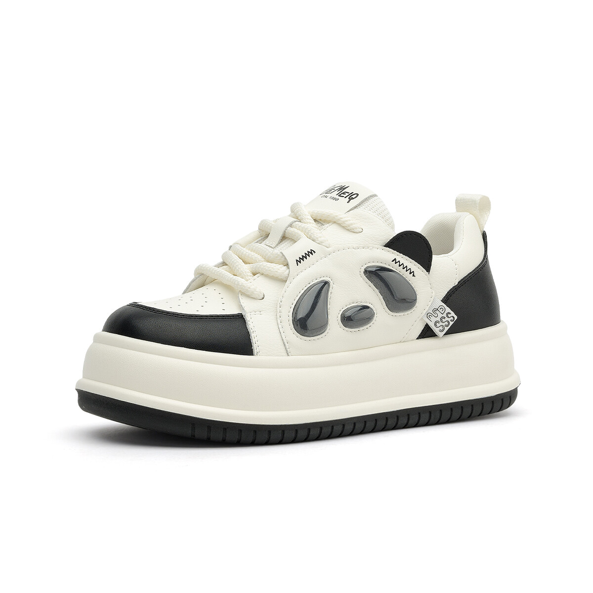 

Кеды GEMEIQ Skateboard Shoes Women's Low-Top, бежевый/черный