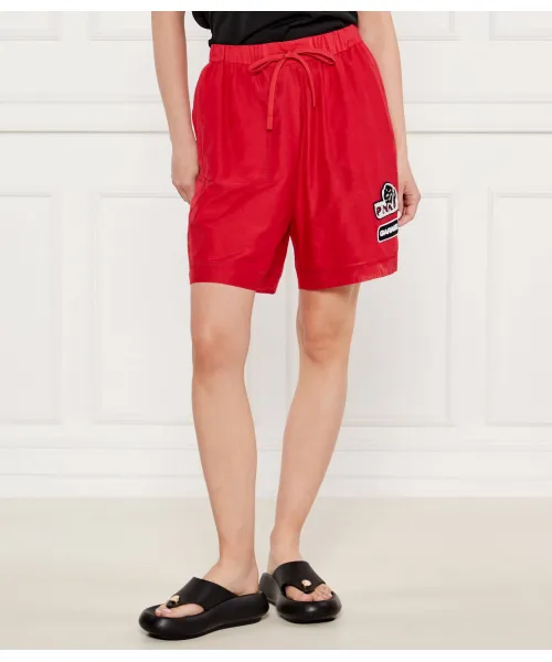 

Шорты Льюиса Relaxed fit Pinko, красный