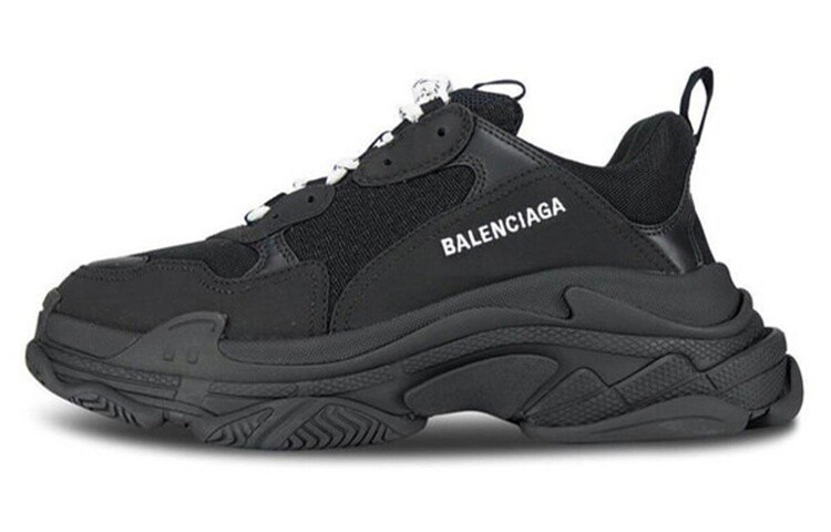 

Balenciaga Triple S Черно-белые шнурки, Черный, Balenciaga Triple S Черно-белые шнурки