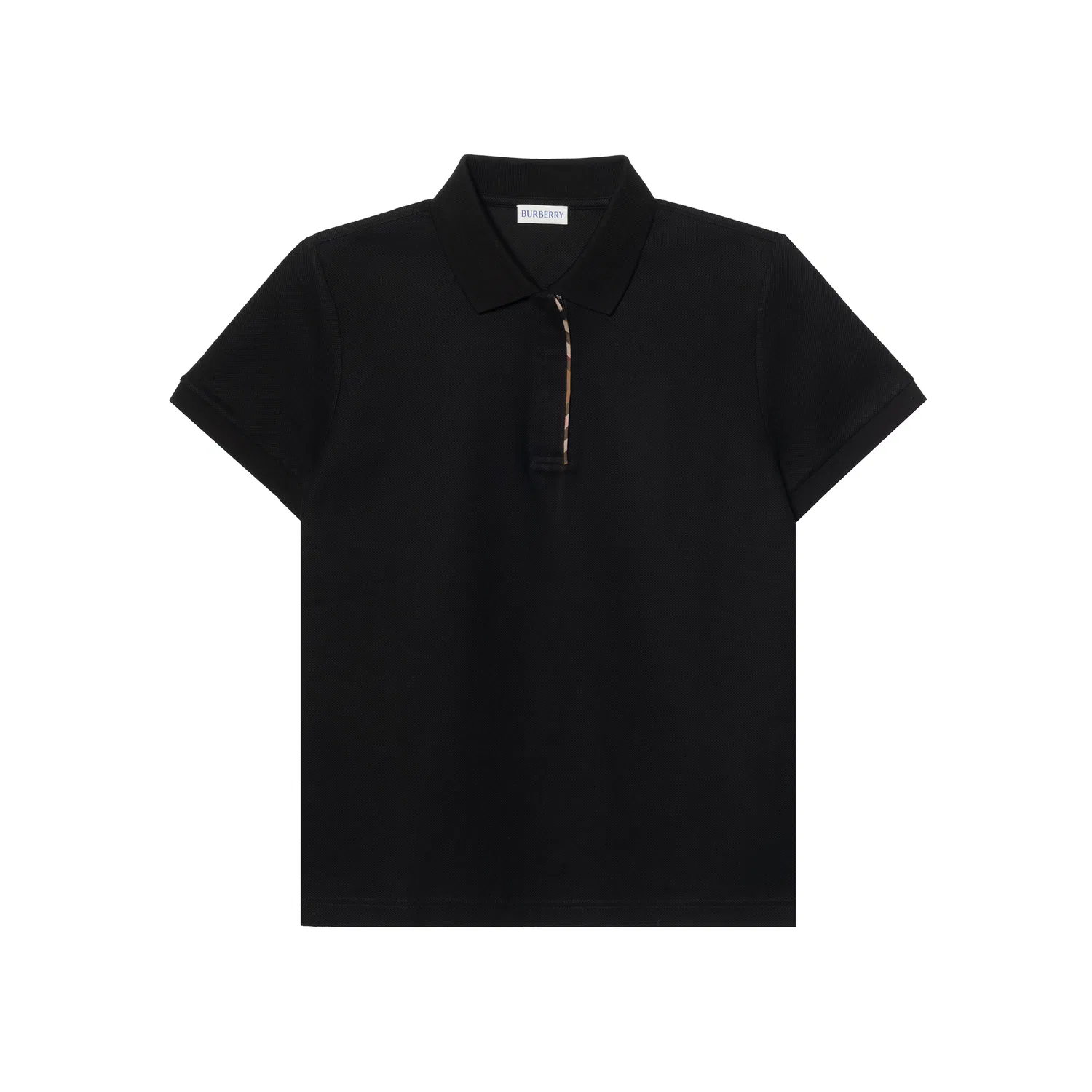 Брюки Burberry slim fit, женские, черный
