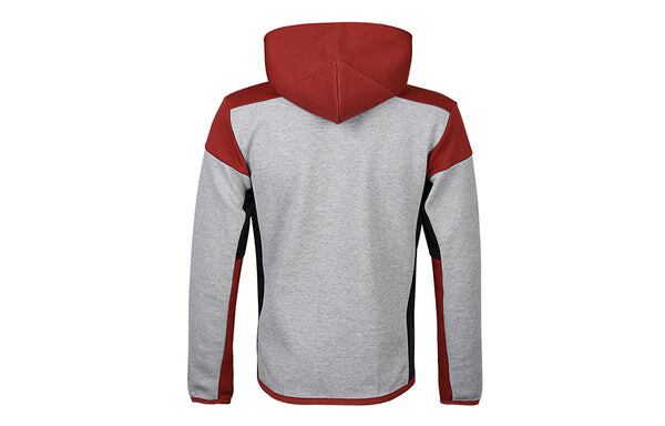 Куртка adidas Zne Fz Sports Colorblock Hooded Jacket light grey, серый — фото 2
