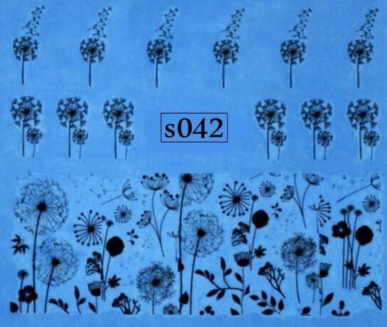 

Водные наклейки для ногтей - № S042, Raisin