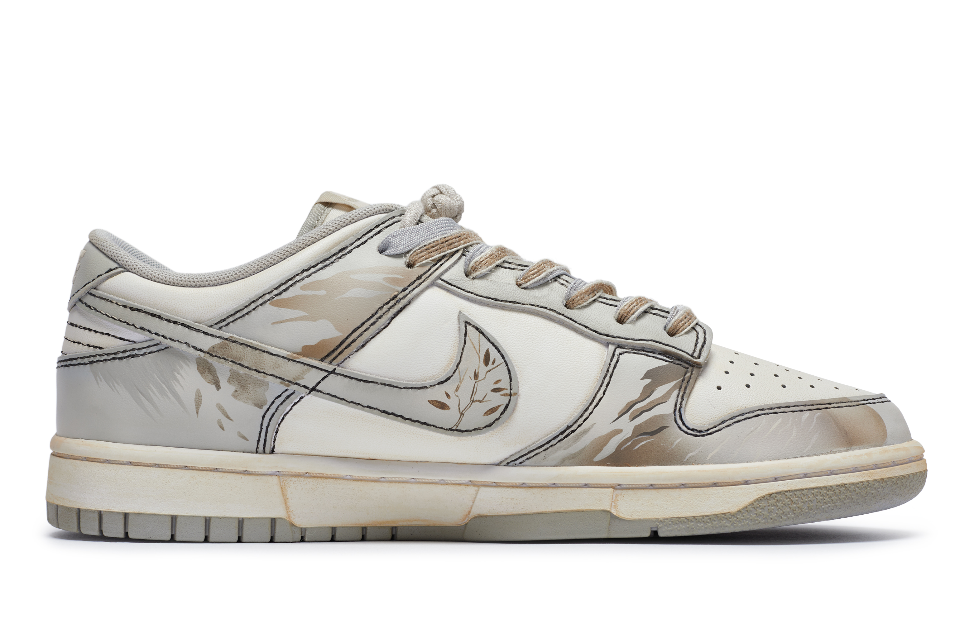 

Мужские кроссовки для скейтбординга Nike Dunk, White/Gray