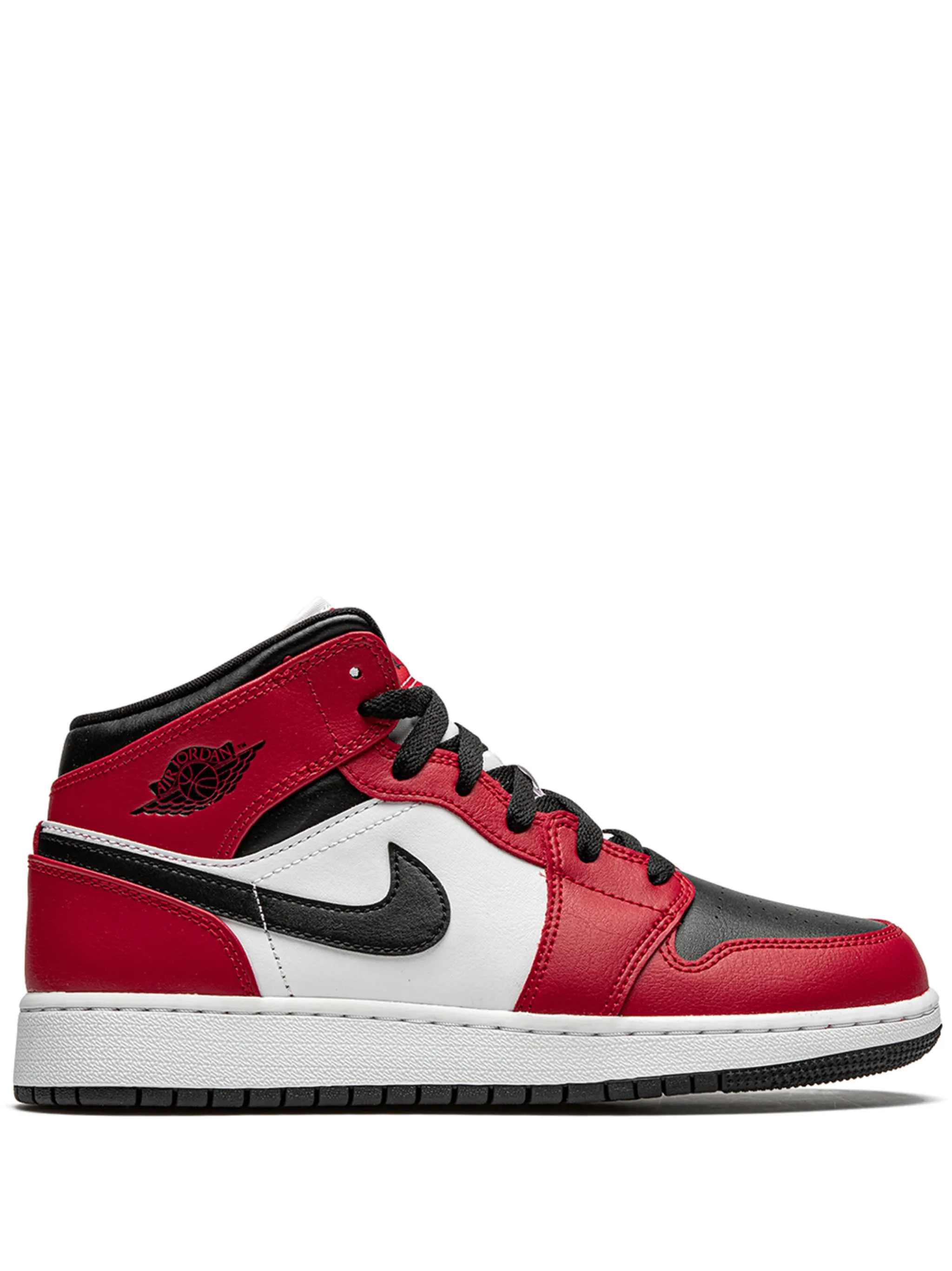 

Кроссовки Air Jordan 1 Mid (GS) Jordan Kids, красный