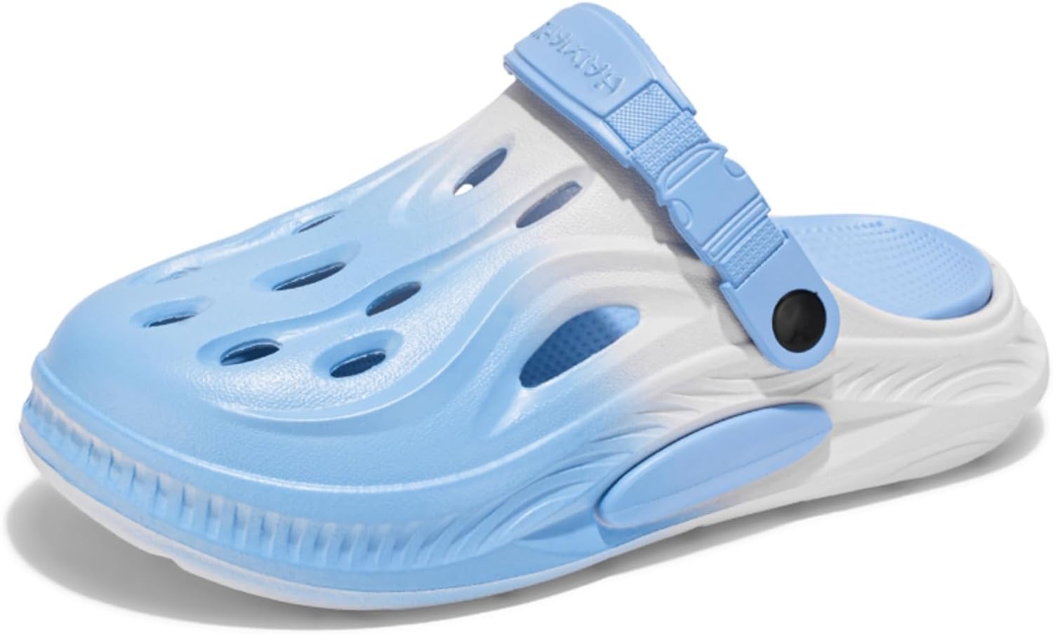 

Модные удобные сабо на платформе для мужчин, изготовленные из материала EVA, высота 4 см - увеличивающие рост, тапочки Cloud, повседневные шлепанцы, пляжная обувь, стильные сандалии, градиентный цвет Khwfjas, синий