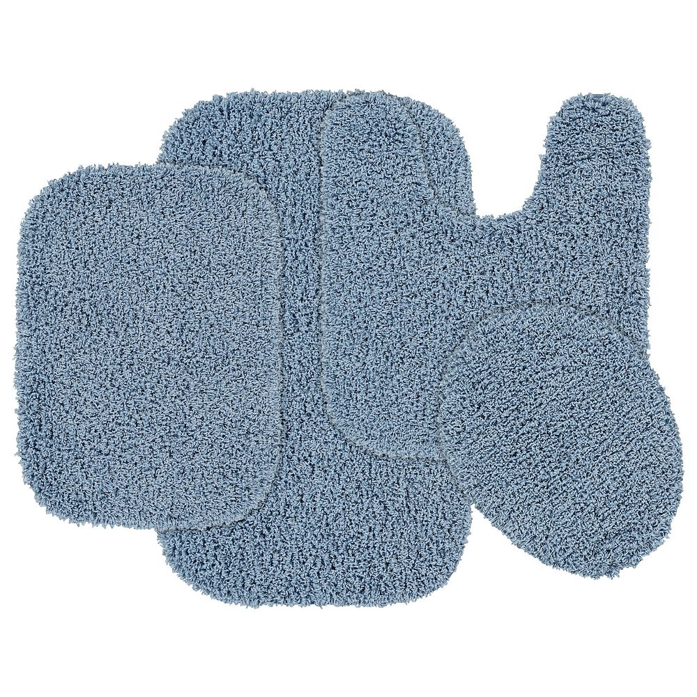 

Коврик-гирлянда Bentley Shag Набор для ванной из 4 предметов Garland Rug, цвет Basin Blue