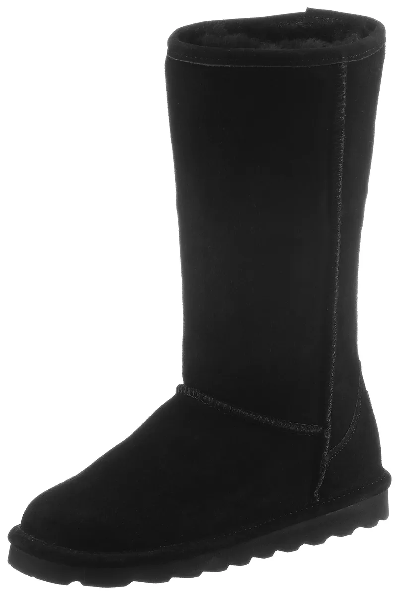 Зимние ботинки Bearpaw "ELLE TALL", слипоны с водоотталкивающей пропиткой Neverwet, черный
