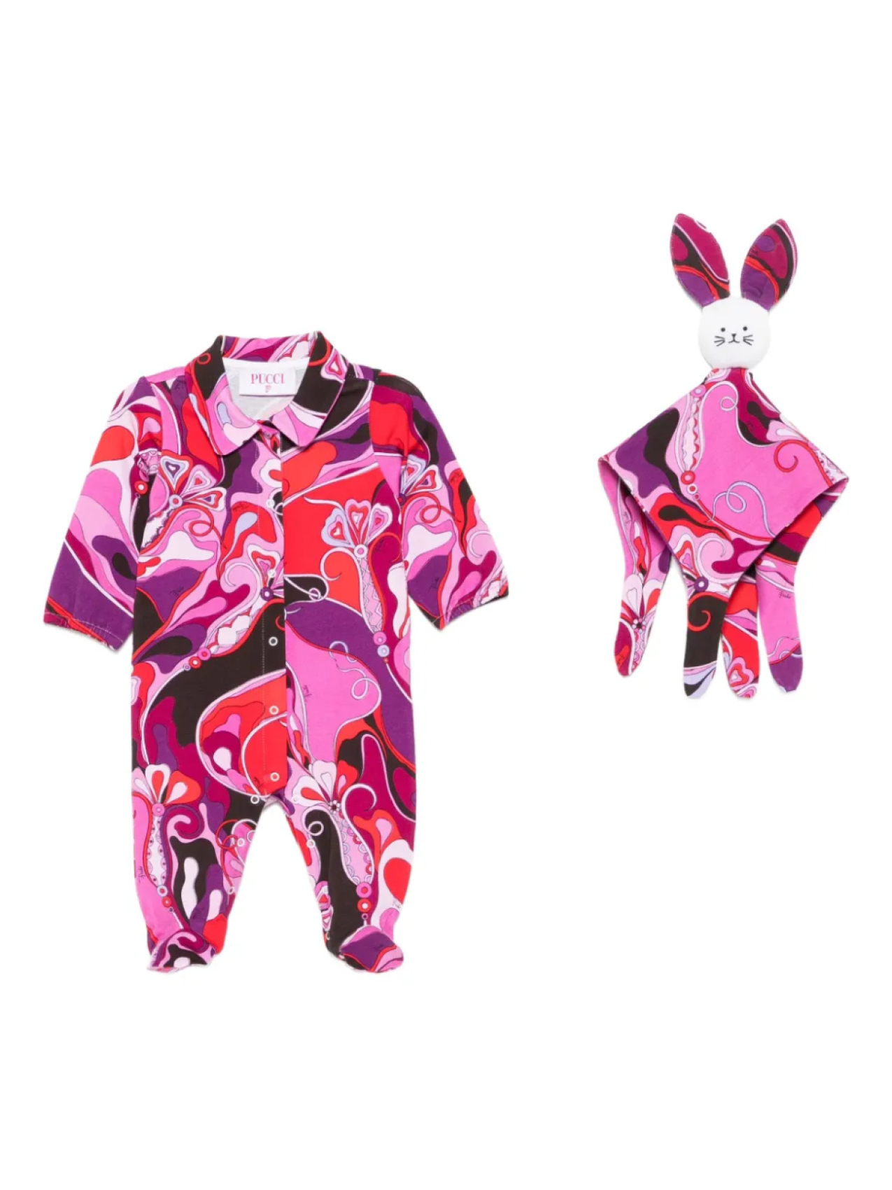 

PUCCI Junior комплект для новорожденного с принтом, розовый