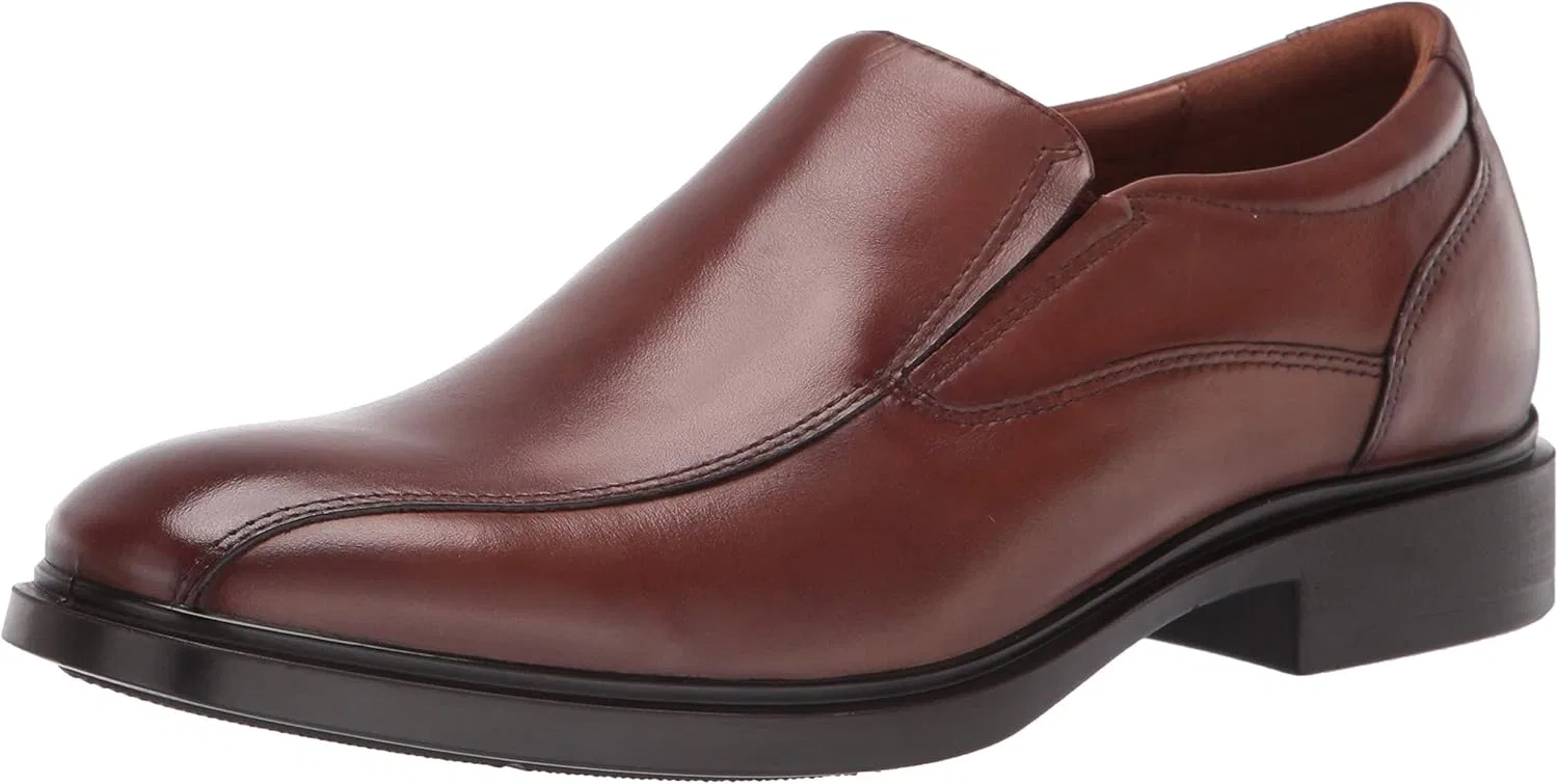 Мужские водонепроницаемые туфли Florsheim Forecast с защитой пальцев ног для езды на велосипеде, 2-Cognac Smooth.