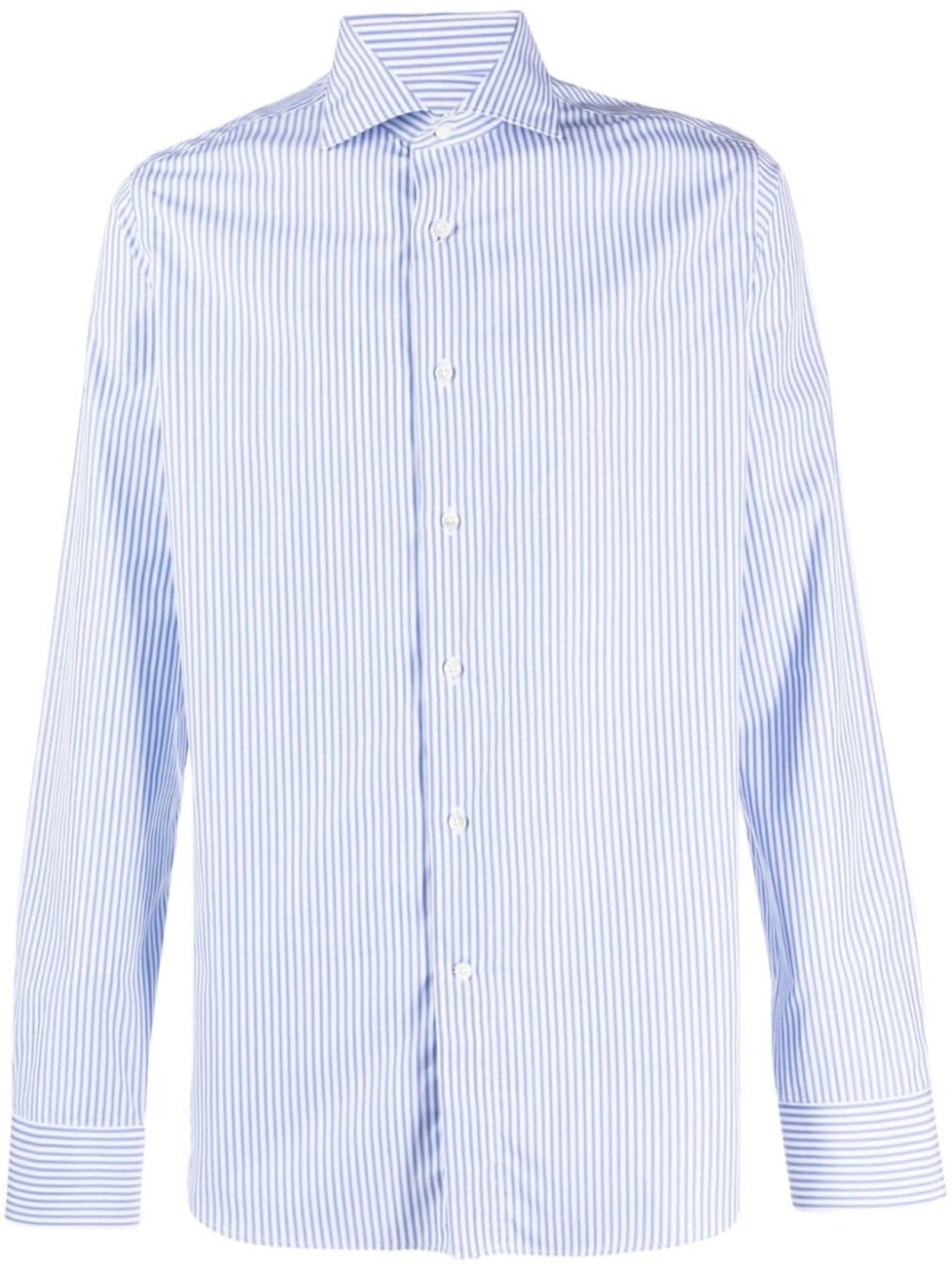 

Canali рубашка в тонкую полоску, синий