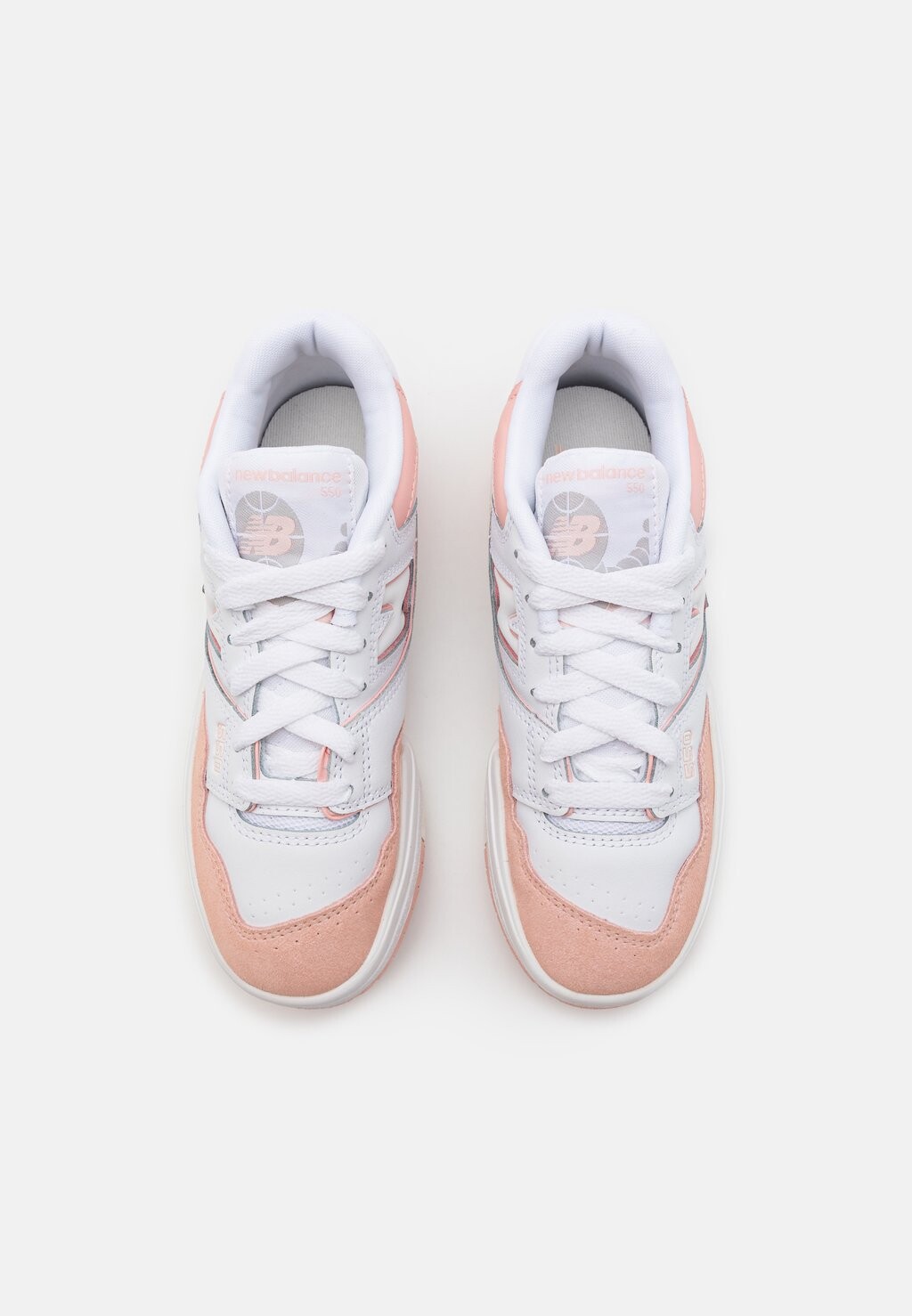 Кроссовки низкие 550 UNISEX New Balance, цвет rosa/white — фото 4