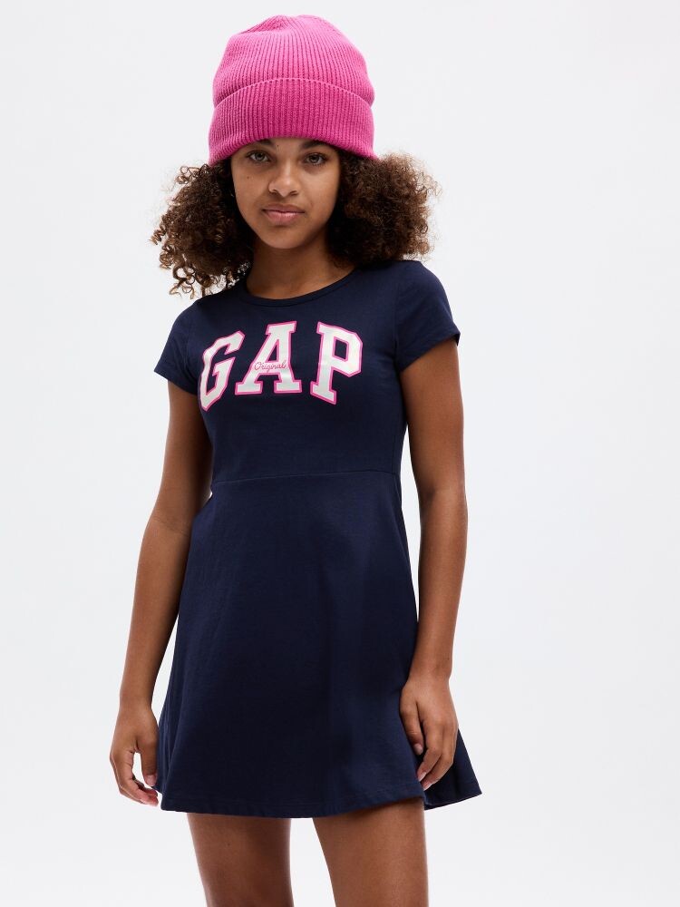 

Детское платье с логотипом. Gap, синий