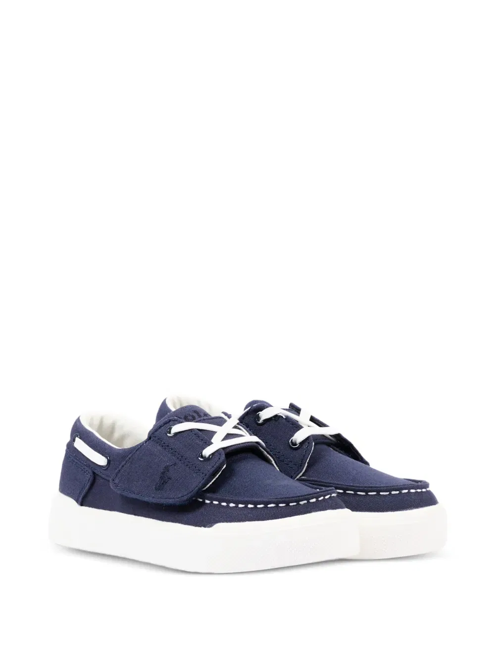Мокасины с детальной отделкой галстука Polo Ralph Lauren Kids, синий