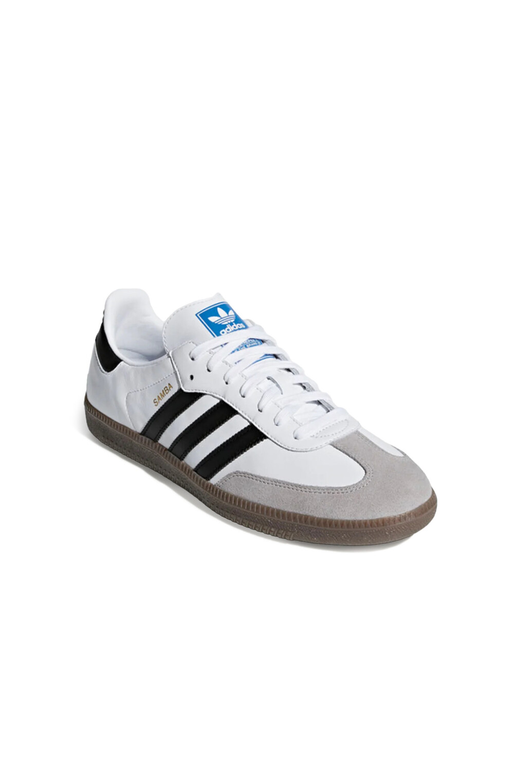 Кроссовки Adidas Samba женские, белый/черный — фото 3