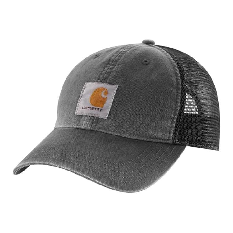 

Хлопковая бейсболка мужская черная Carhartt