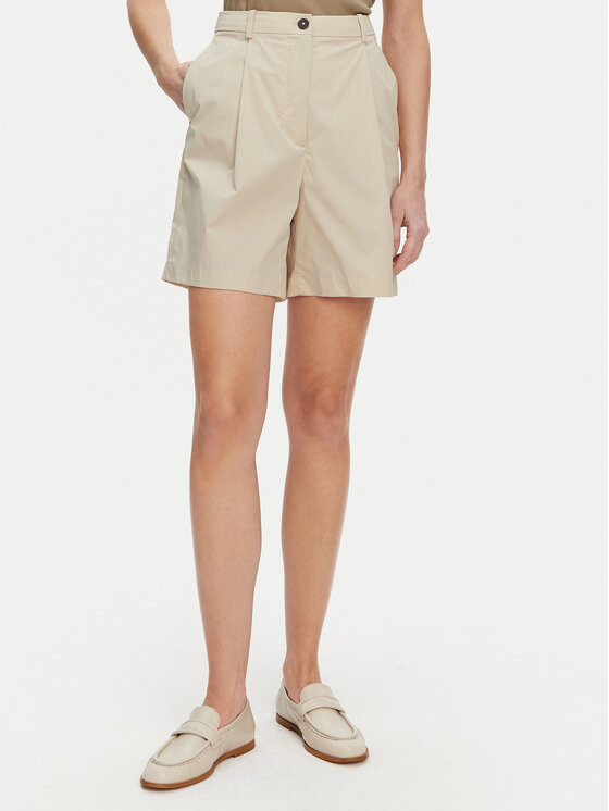 

Шорты-Бермуды свободного кроя WW0WW44764 Tommy Hilfiger, бежевый