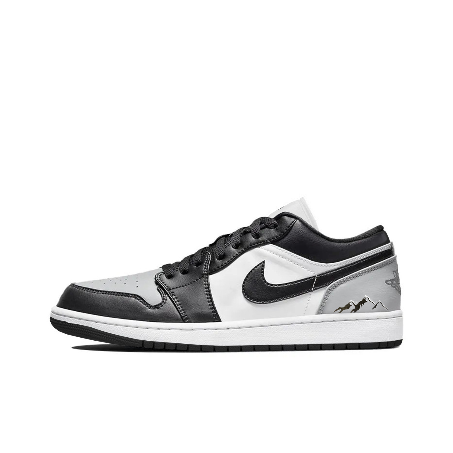 

Jordan Air 1 Low top детские баскетбольные кроссовки White Gray Unisex