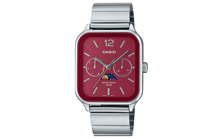 

Мужские часы Standard Series 34 мм красные MTP-M305D-4AV CASIO