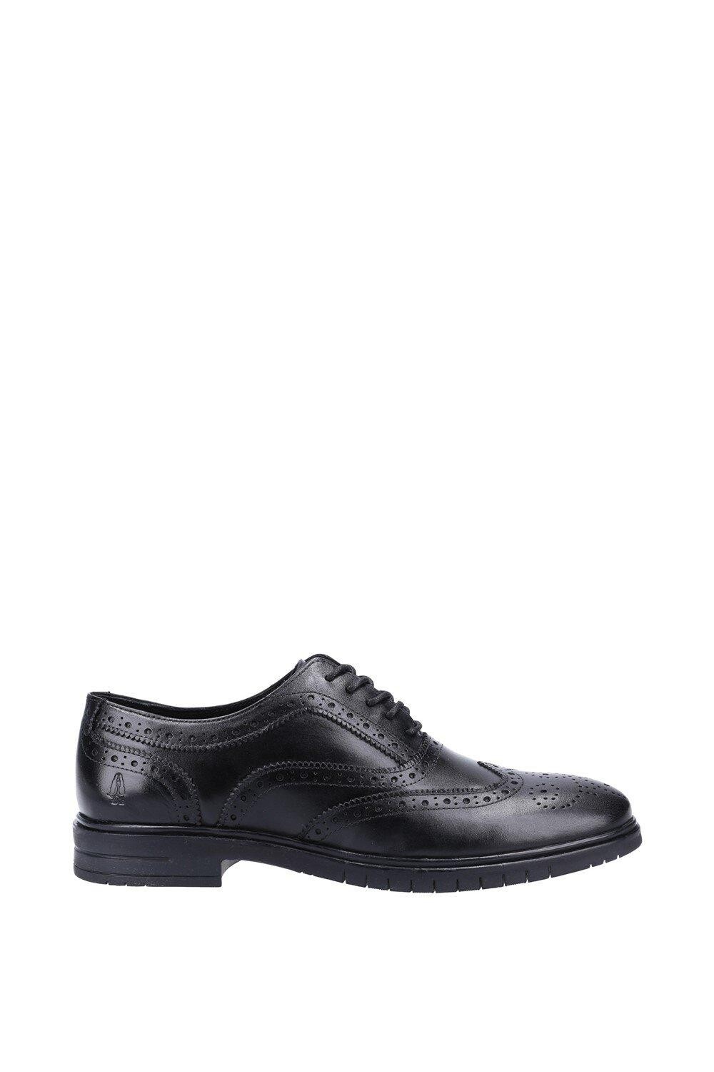 Туфли на шнуровке из гладкой кожи 'Santiago' Hush Puppies, черный — фото 4