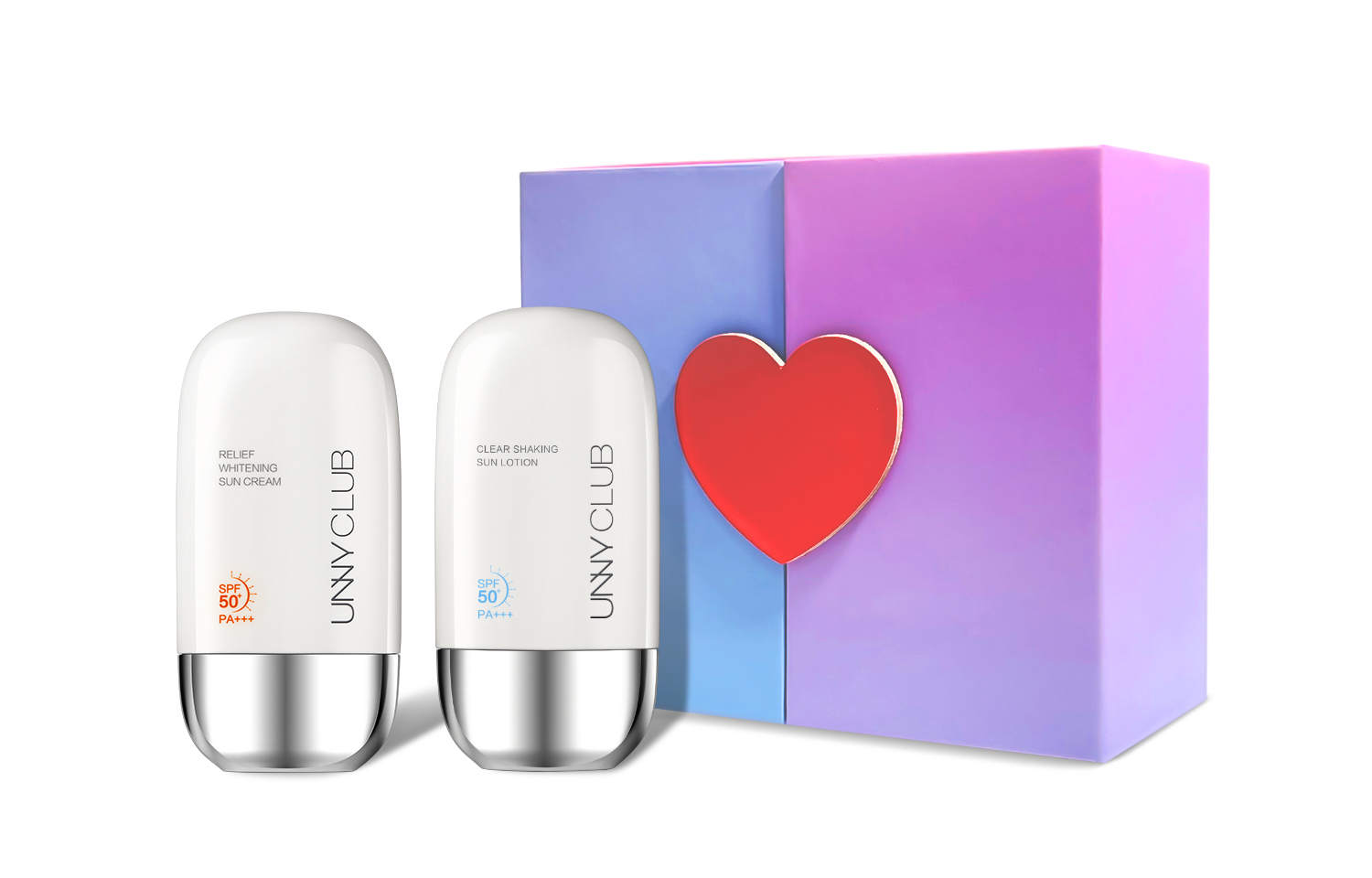 Unny солнцезащитный лосьон с защитой от ультрафиолета освежающий SPF50+ PA+++ 50мл*2 UNNY CLUB — фото 2