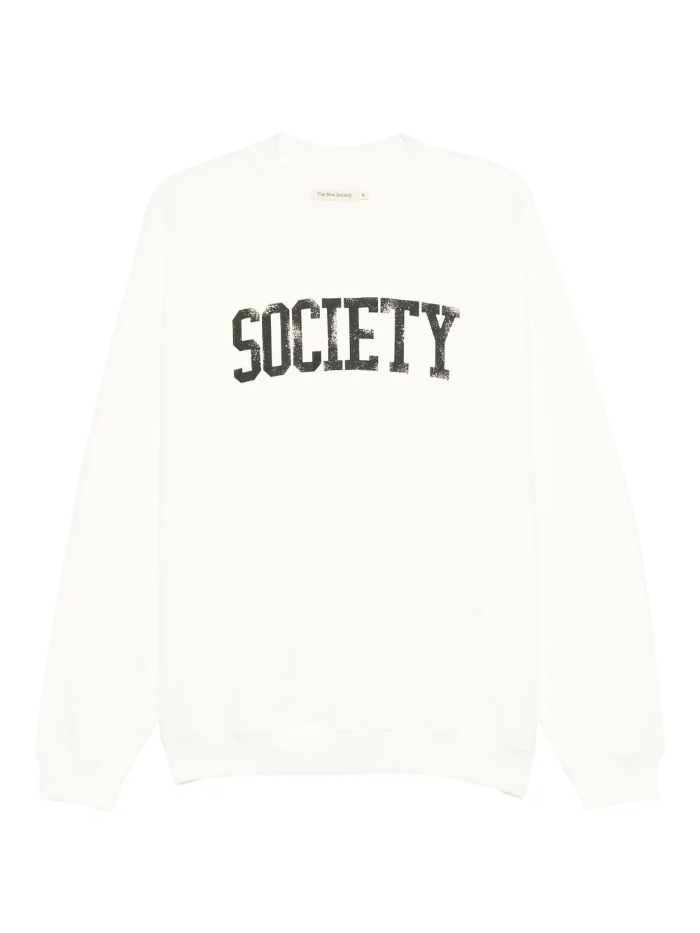 

Свитшот с логотипом THE NEW SOCIETY, белый