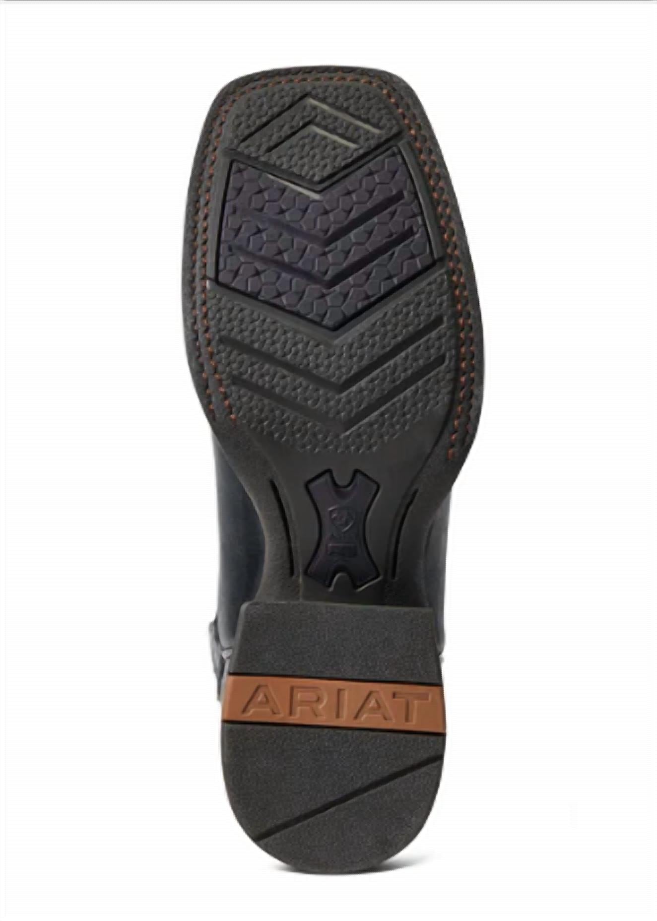 Женские сапоги Ariat Fiona Square высокие с узором, черный — фото 2