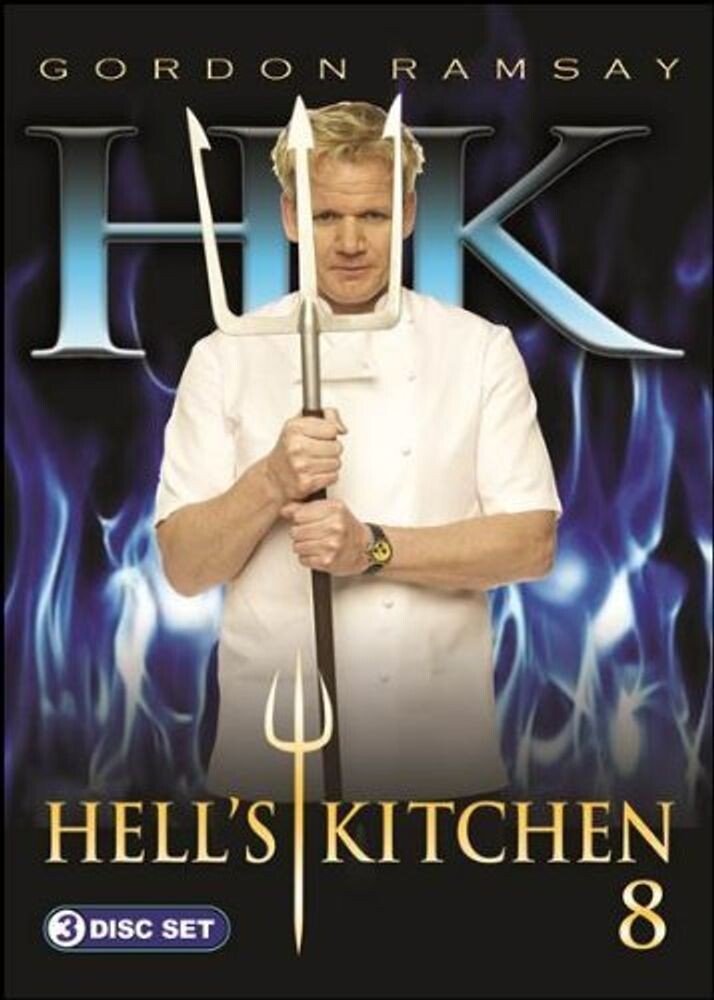 

Диск DVD Hell's Kitchen: Season 8 (3pc) / (box)