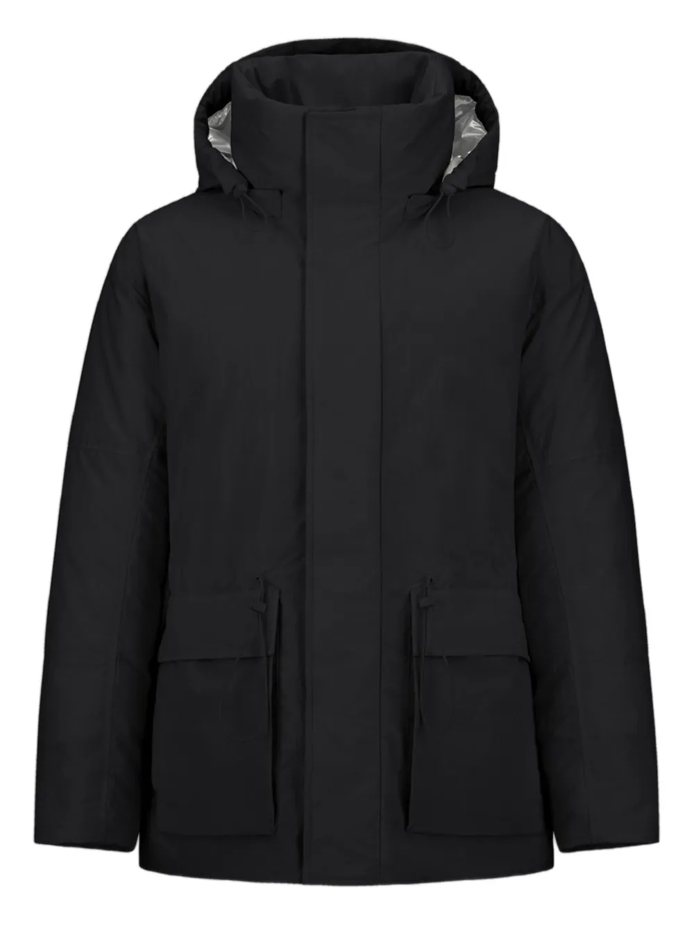 

Куртка с капюшоном и карманами Herno, черный