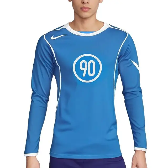 Футболка мужская total 90 dri fit с длинным рукавом Nike, синий — фото 4