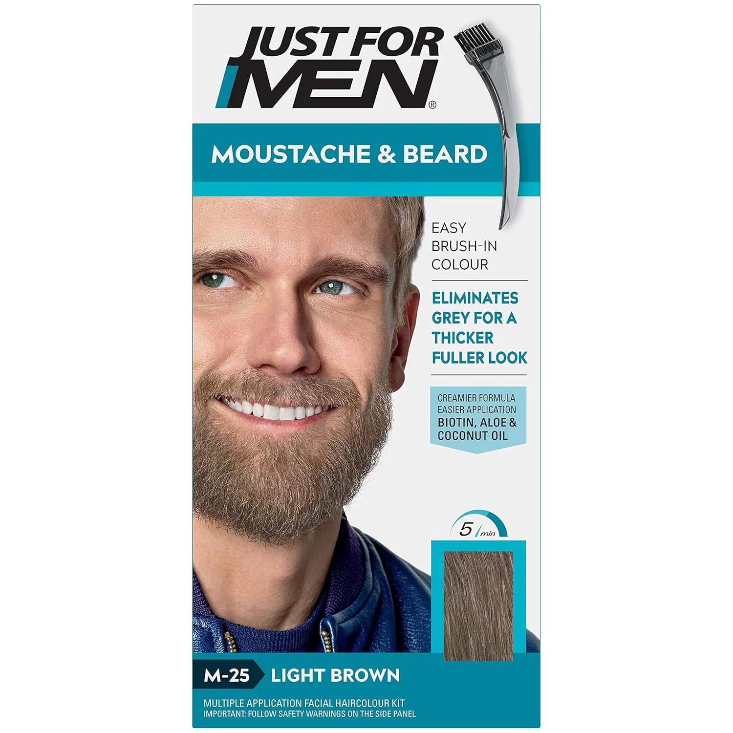 Гель-краска для бороды и усов «Just for Men» Just For Men, M25 - Tan