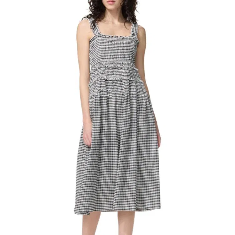 Платье-комбинация Slip Dress UNIQLO x Cecilie Bahnsen слоновая кость — фото 4