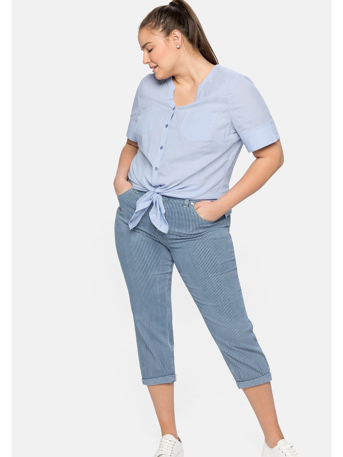 

Джинсы sheego, цвет blue Denim