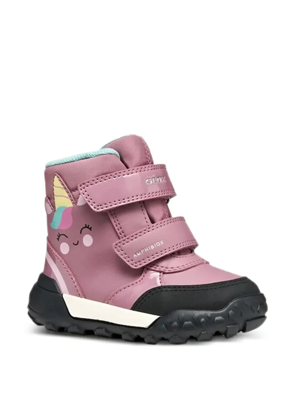 Ботинки Trekkyup abx unicorn Geox Kids, розовый