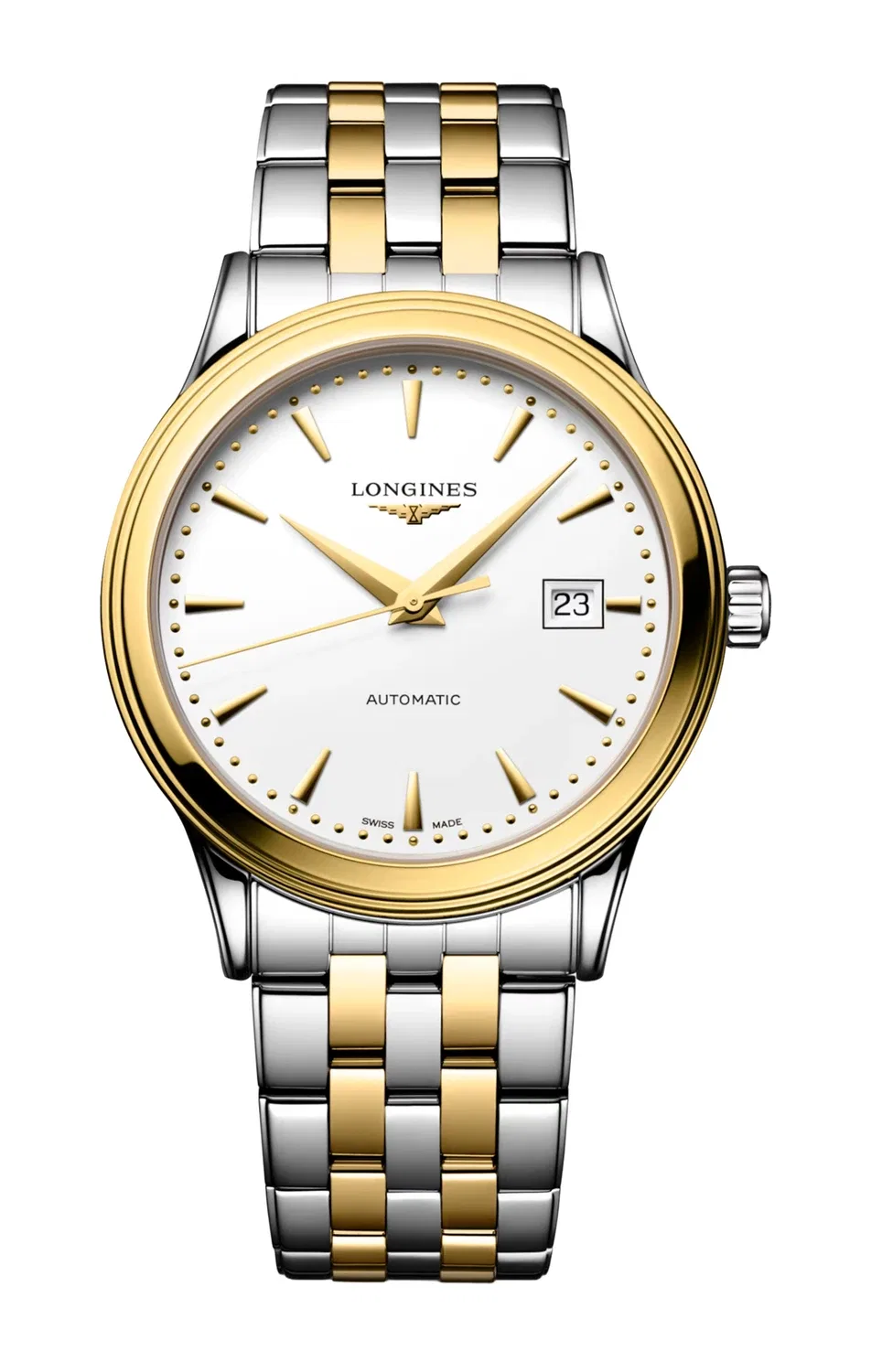 Классика Флагман - L4.984.3.20.7 LONGINES, серебряный