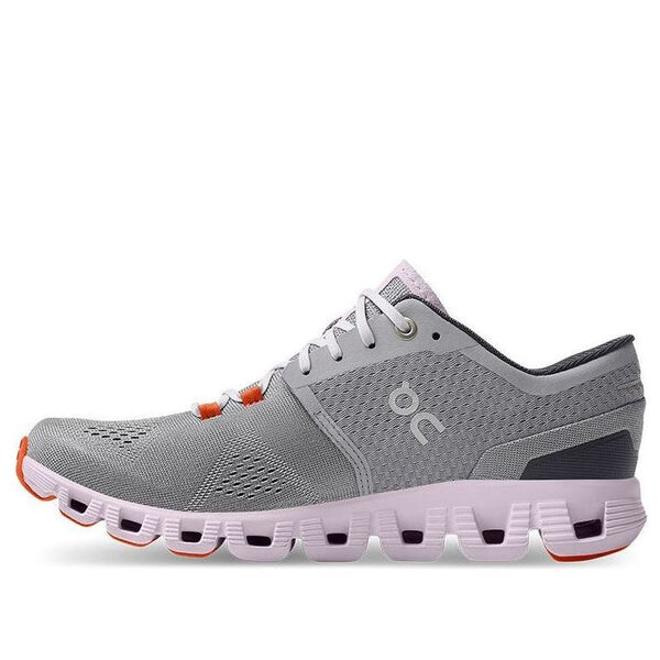 Кроссовки (WMNS) On Running Cloud X 'Alloy Grey Lily Pink', цвет alloy/lilly